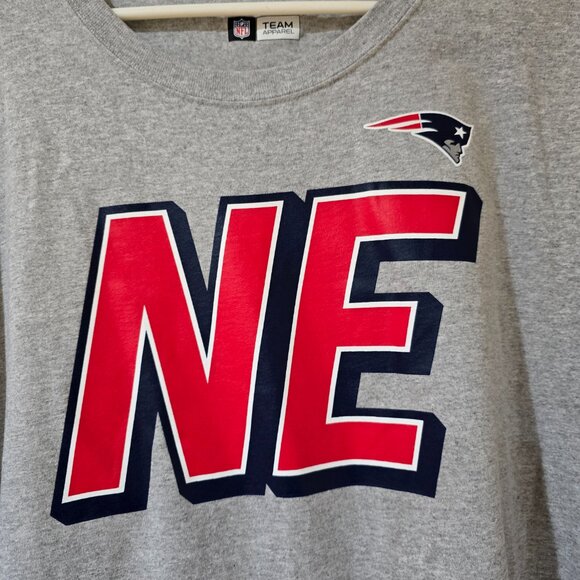 New England Patriots Men's NFL Team Apparel SS T-Shirt Cotton Blend Sz 3XL NWT - Picture 2 of 7